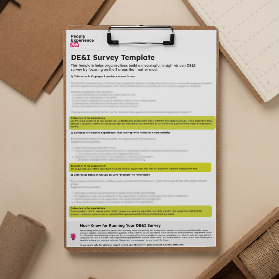 DEI survey template image for landing page